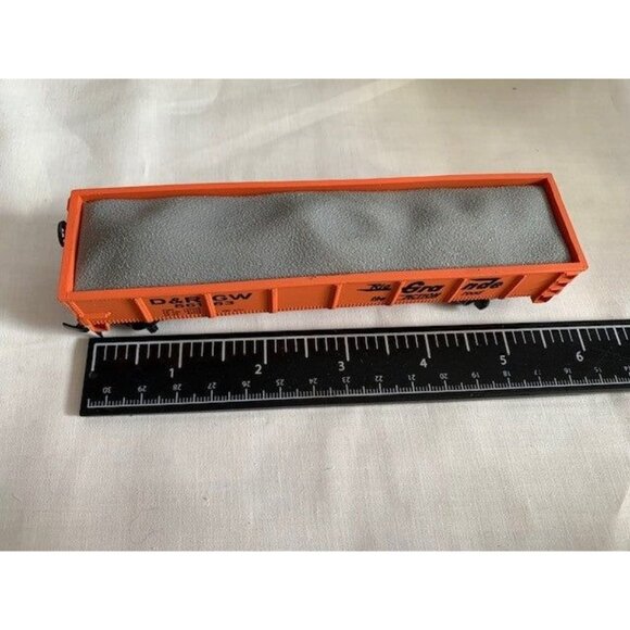 AHM HO Scale Rio Grande 4 Bay Open Hopper D&RGW 22170 Train with Box - Picture 7 of 11